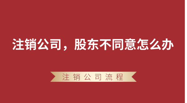 【强制注销公司】想要注销公司，股东不同意怎么办？