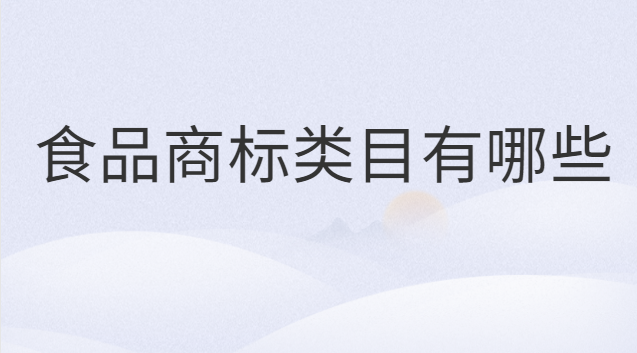 不是食品类目的商标可以卖食品吗(食品类商标一共有多少个子类目)