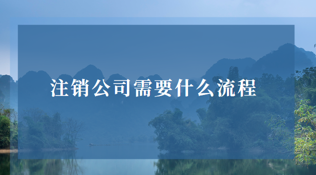 注销公司需要什么流程