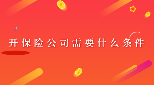 开保险公司需要什么条件